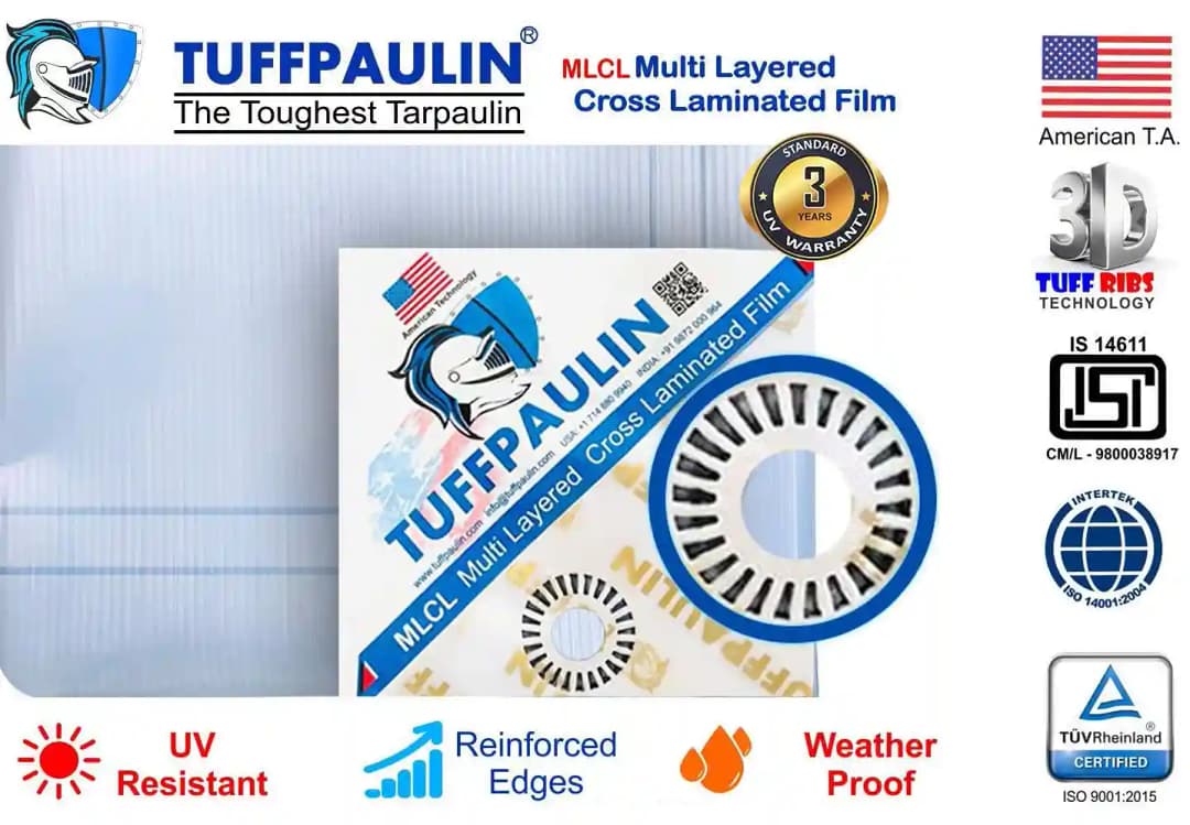 Tuffpaulin Pond Liner Heavy Duty Tarpaulin, Extra Strong Eyelets, UV Resistant - Image 6