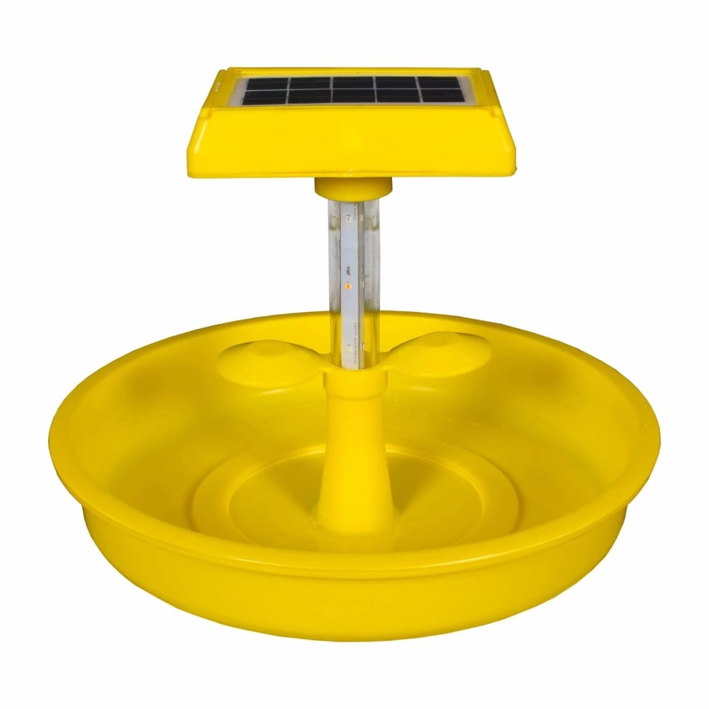 HEDO Solar Mini Chargeable Insect Light Trap, Solar Insect Killer Trap To Control Flying Insect