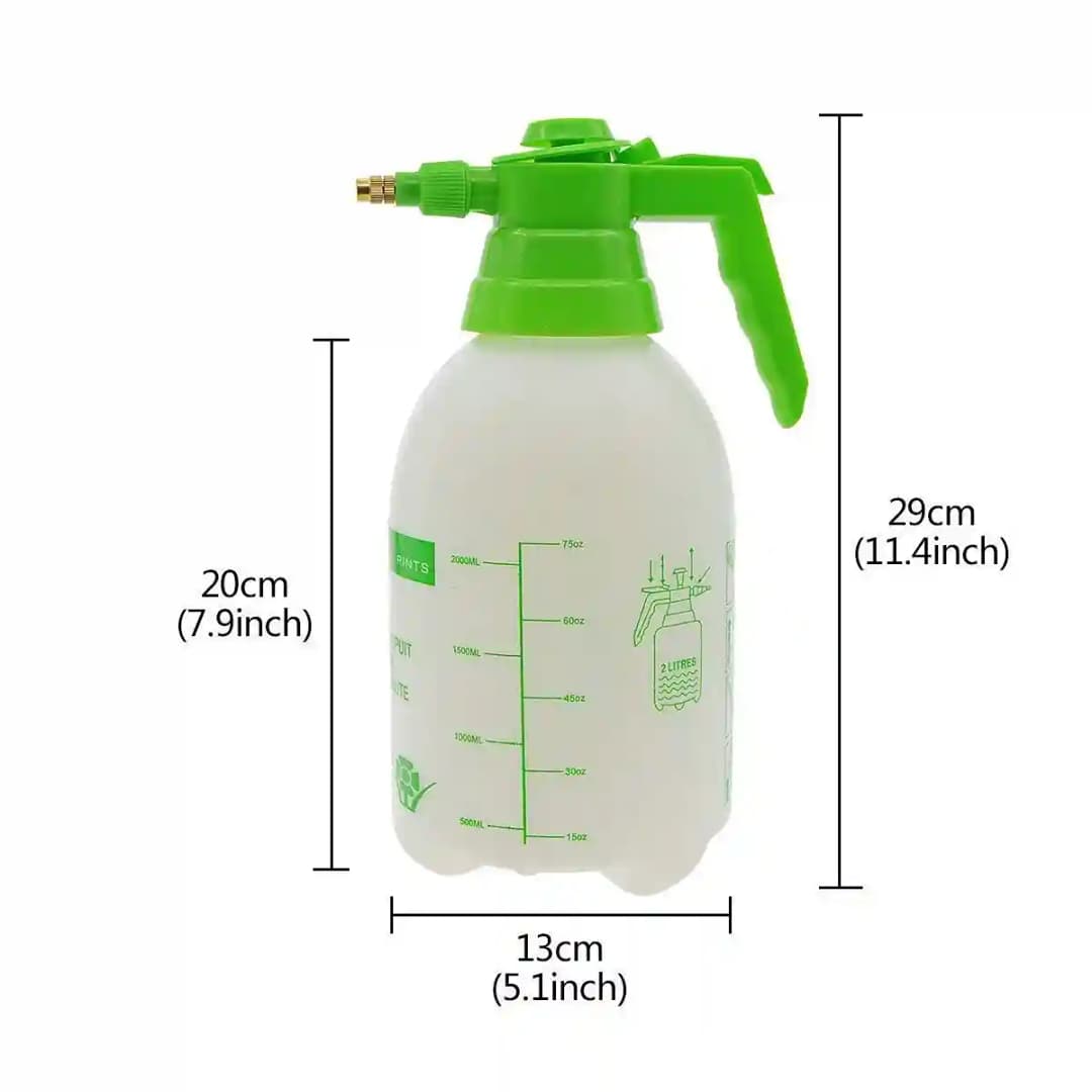 FarmEarth 2 Liter Garden Pressure Sprayer, Manually Operated For Sanitizing And Gardening Operations, Green Color - Image 3