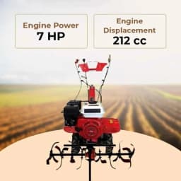 Siddhi 7HP Petrol Power Tiller, 212CC, Gear Drive, With Ridger, PTO Shaft And Free Accessories 4