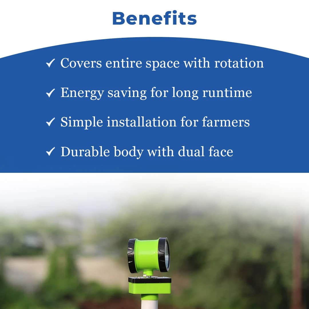 Radhe Double Face Divadandi Light - 360 Degree Rotating Led Light - Image 4