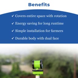 Radhe Diva Dandi 360 Degree Rotating Electric Light of Double Face For Farm and Outdoor Uses, Electric Operated, Without Battery 4