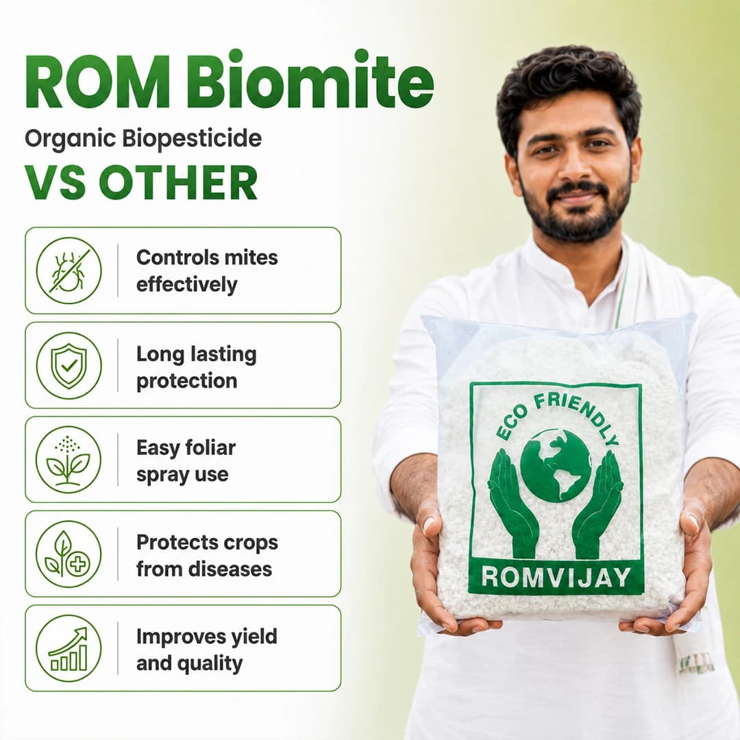 रोम बायोमाइट (मकड़ी के नियंत्रण के लिए विशेष), फसलों में मकड़ी के संक्रमण के नियंत्रण के लिए प्रभावी - Image 2