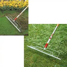 वोल्फ गार्टेन लॉन रेक (यूएच-एम 60), मल्टी स्टार लंबा रेक बिना हैंडल, बागवानी उपकरण 3