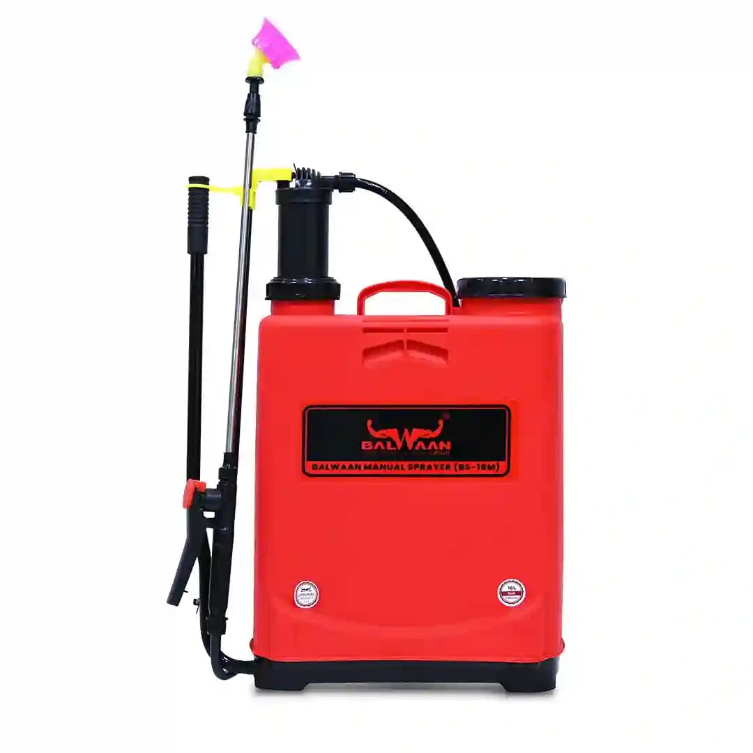 Balwaan BS-16M Manual Sprayer, Use for Pest Control In Garden and Agriculture, 16 L Tank Capacity