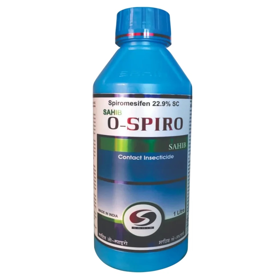 Sahib O-Spiro Spiromesifen 22.9% SC Contact Insecticide, Acaricide, Controls Mites And Whiteflies