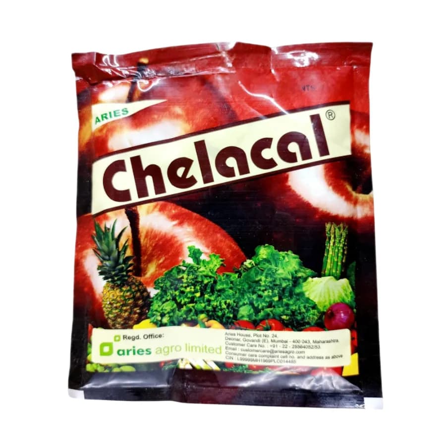 Aries Chelacal Ca-EDTA 10% Chelated Calcium Fertilizer, Efficient For Plants And Fruits
