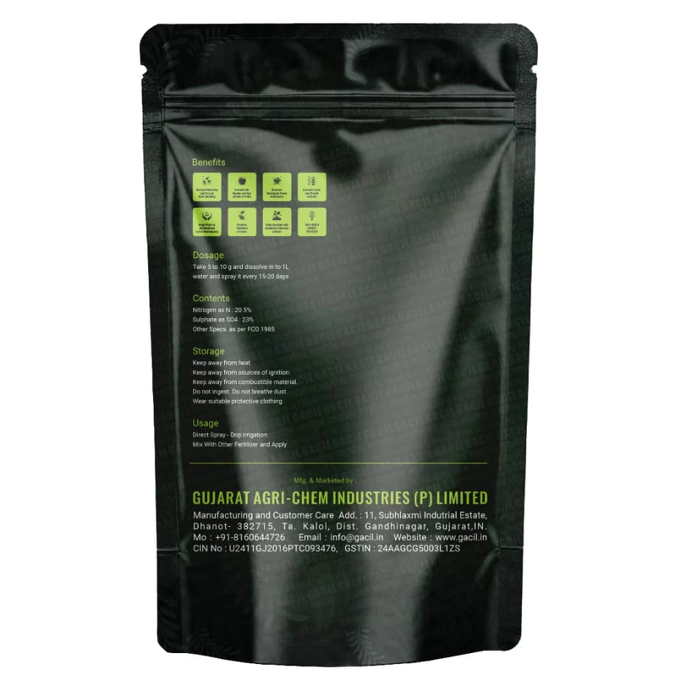 GACIL NPK 21-0-0 Ammonium Sulphate 21% Fertilizer For Garden Plants & Agriculture Farming Crops, White Crystalline Powder. - Image 9
