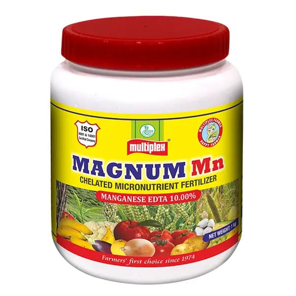 Multiplex Magnum Mn Manganese 10% Micronutrient Fertilizer, Correcting Manganese Deficiency
