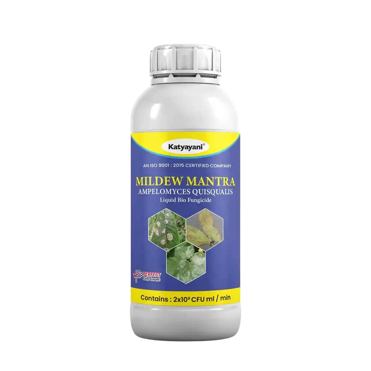Katyayani Mildew Mantra Ampelomyces Quisqualis Liquid Bio Fungicide, Effective Organic Solution For Controlling Powdery Mildew In Vegetables, Fruits