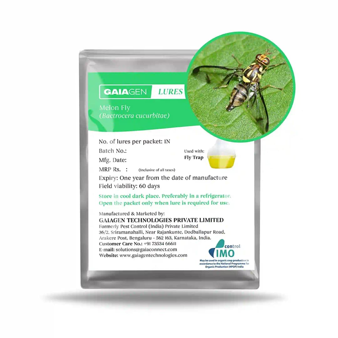 Gaiagen Pheromone Lure For Melon Fly (Bactrocera Cucurbitae) And Insect Fly Trap, IMO Certified. - Image 7