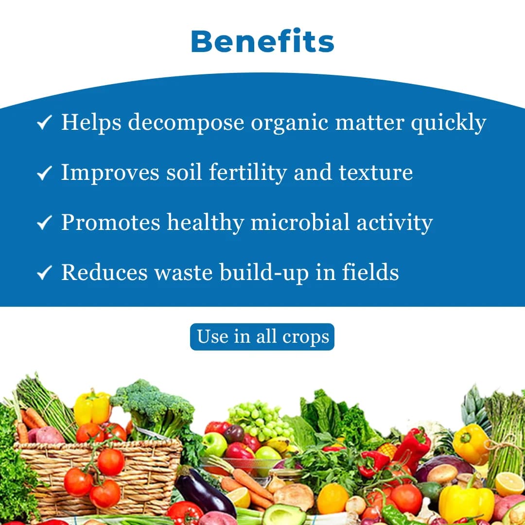Dr. Bacto\'s Fast-D, Decompose Bacterial Consortia, Waste Decomposer, Helps To Degrade Complex Organic Matter Within a Short Period. - Image 4