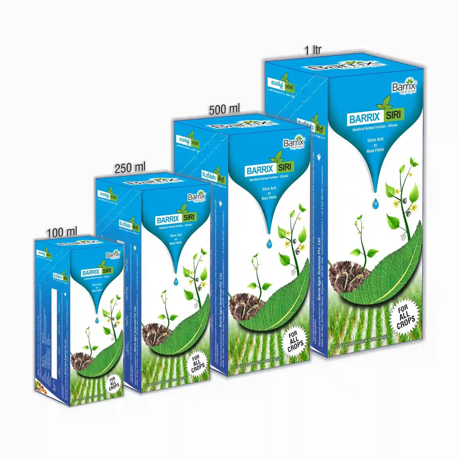 Barrix Siri Ortho Silicic Acid 2%, Protects Plants From Abiotic Stresses, Safeguard by Forming a Coat Against Viruses, Bacteria, and Fungi - Image 3