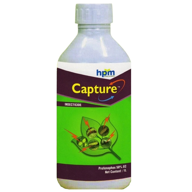 Hpm Capture Profenophos 50% EC Insecticide, Effective Control of Bollworms & Sucking Pests In Cotton