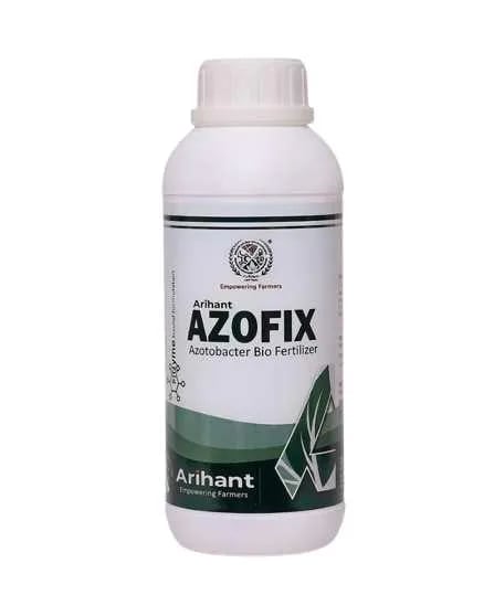 Arihant Azofix - Premium Azotobacter Liquid Bio-Fertilizer for Nitrogen Fixation, Soil Fertility & Crop Productivity