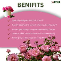 GACIL Rose Special Organic Liquid Micronutrient Fertilizer For Faster Growth. 7
