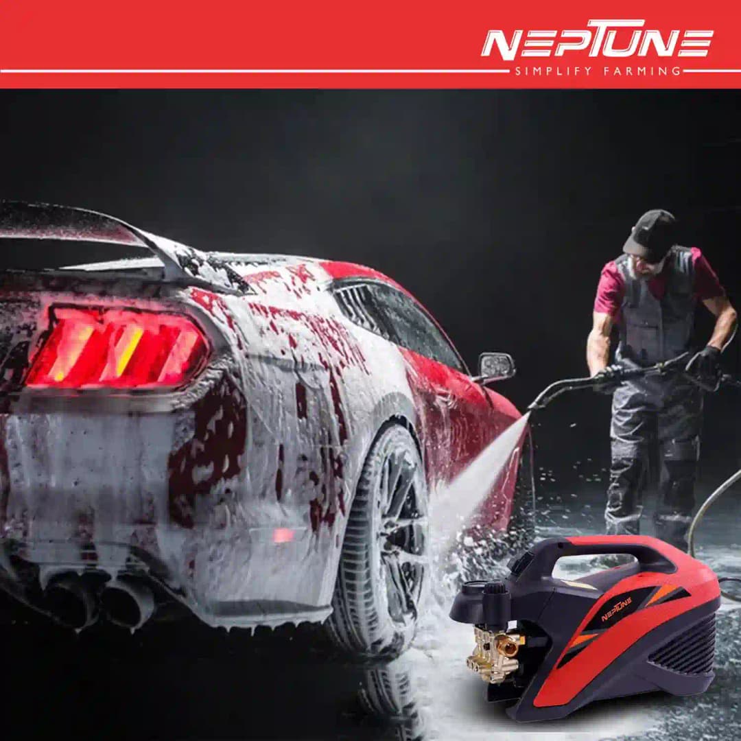 Neptune PW-1000-FX Portable High Pressure Washer, 1800W, 120 Bars, 10L-Min Flow Rate, 6 Meter Hose, Ideal for Washing Cleaning And Household - Image 6