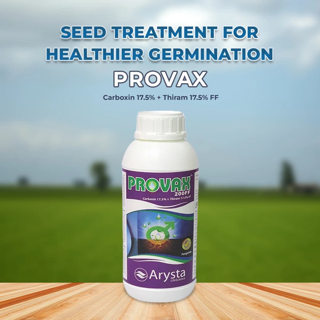 UPL Provax Carboxin 17.5% + Thiram 17.5% FF, Fungicide For Seed Treatment. - Image 2