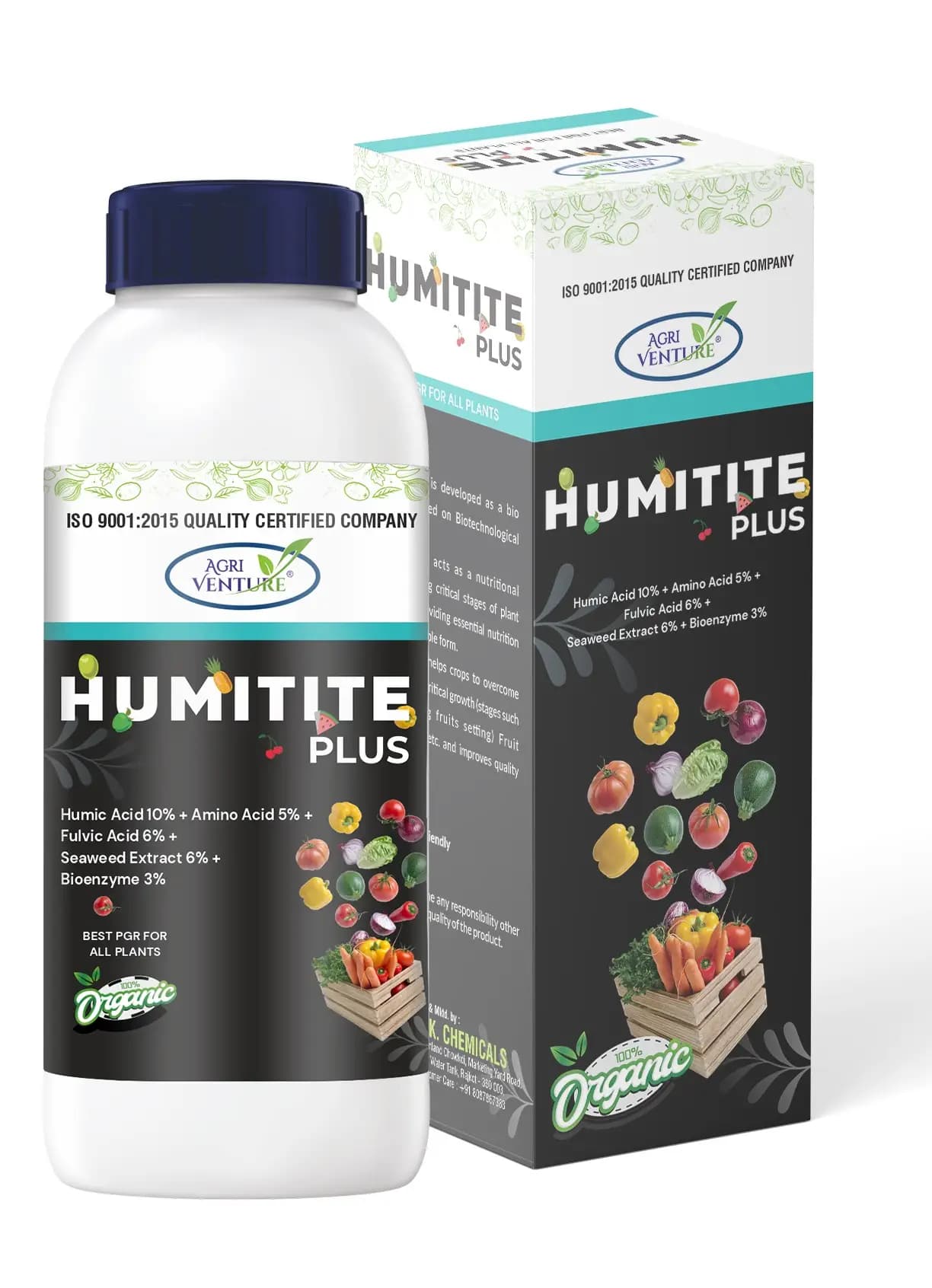 Agriventure Humitite Plus (Humic Acid 10%, Amino Acid 5%, Fulvic Acid 6%, Seaweed Extract 6%, Bioenzyme 3%) Best PGR For All Plants - Image 6