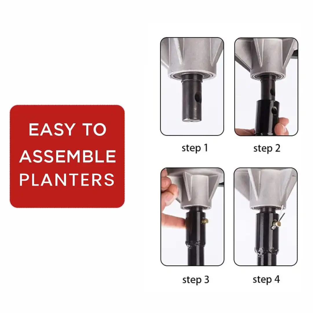 Balwaan PT-6 Single Spiral Earth Auger Planter, 6 Inch Width, Heavy Duty, Durable And Rust Resistant - Image 3