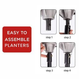 Balwaan PT-6 Single Spiral Earth Auger Planter, 6 Inch Width, Heavy Duty, Durable And Rust Resistant 3