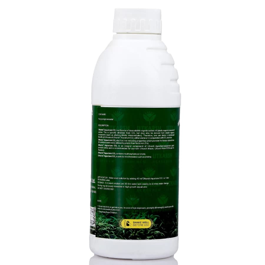 Utkarsh Aquarium CO2 Liquid, For Aquatic Plants Bioavailable Carbon and Iron Benefits - Image 2