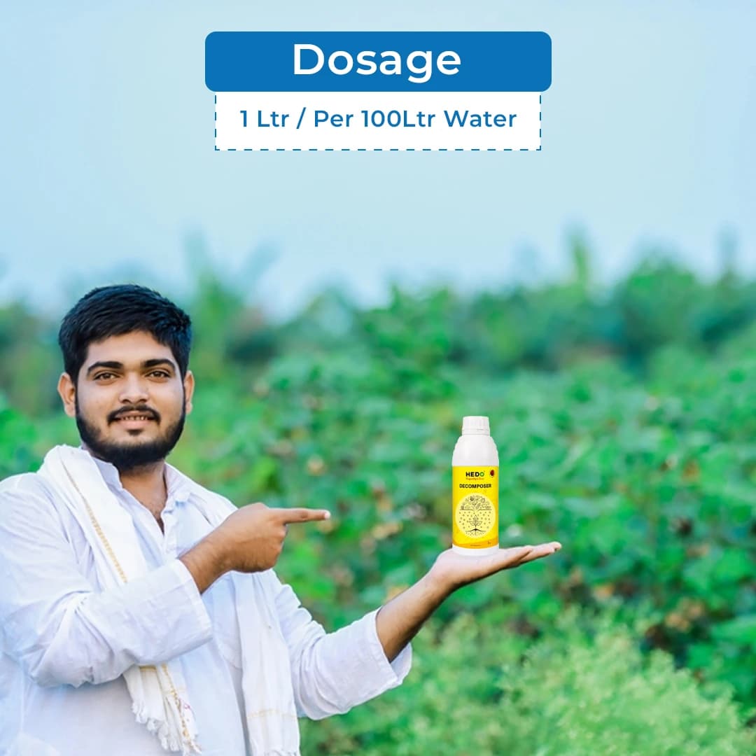 HEDO Waste Decomposer Liquid, Organic Liquid For Decomposition of Waste of Agriculture, Kitchen, Garden & Farming - Image 5