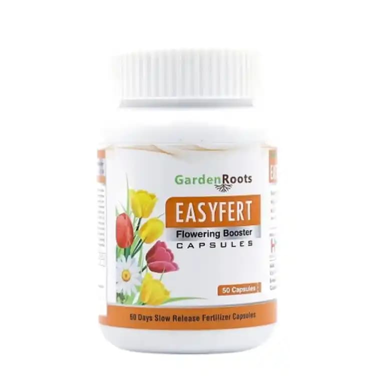 GardenRoots Easyfert Flowering Booster Capsules, 60 Days Slow Release Fertilizer Capsules For Flowering Plants
