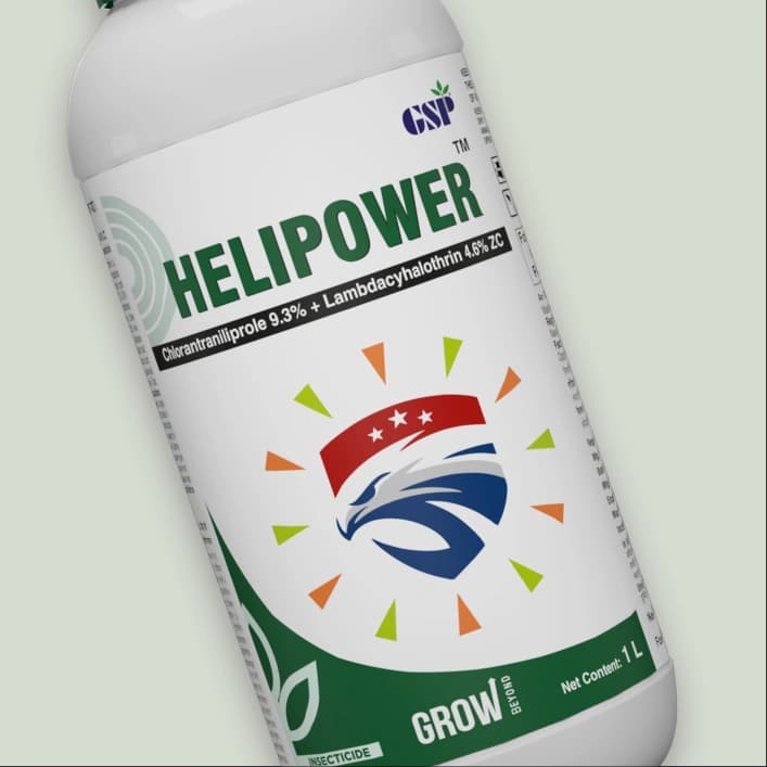 GSP Helipower Chlorantraniliprole 9.3% + Lambda Cyhalothrin 4.6% ZC Insecticide, Use For Cotton, Soybean, Paddy, Pigeon Peas, Brinjal and Okra - Image 7