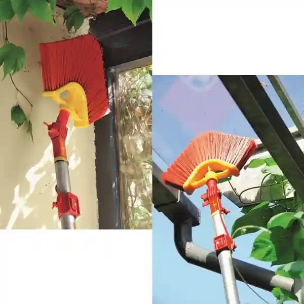 Wolf Garten Angle Broom (BW 25 M), Multi Star Angle Broom without Handle, Plastic Dry Brush - Image 3