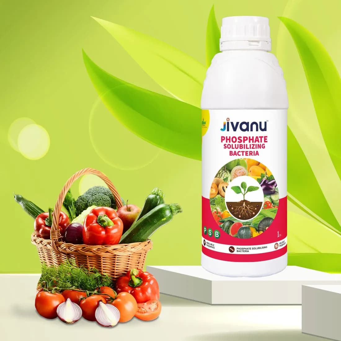 Green Revolution Jivanu PSB Phosphate Solubilizing Bacteria Liquid Bio Fertilizer, Improves Nutrient Uptake - Image 5