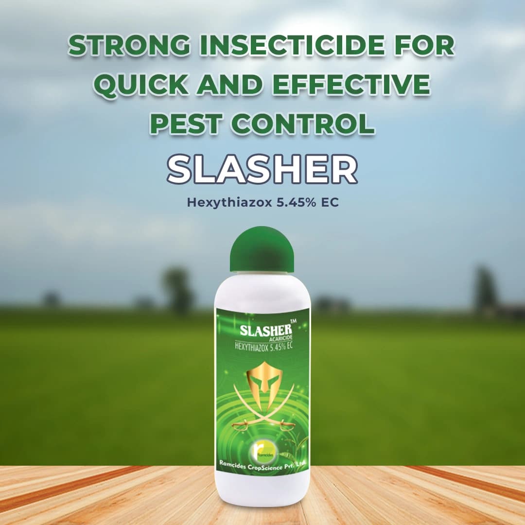 Ramcides Slasher Hexythiazox 5.45% EC Acaricide, Insecticide, Control Of Phytophagous Mites - Image 2