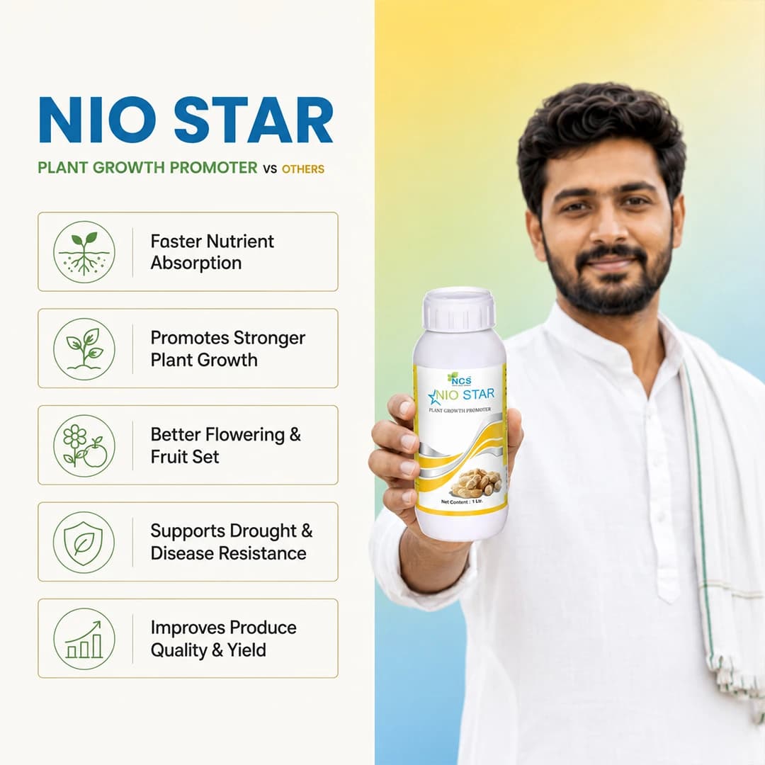 నియో స్టార్ - ఉన్నతమైన మొక్కల పెరుగుదల ప్రమోటర్ మరియు అధిక దిగుబడి ఎన్హాన్సర్ (ఫుల్విక్ యాసిడ్ + NATCA + ఆర్గానిక్ ఎంజైమ్ + ఎమల్సిఫైయర్) - Image 7