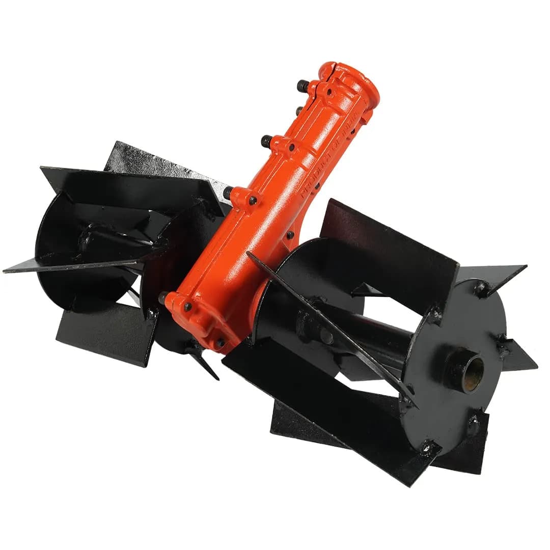 Balwaan Tiller Attachment For Brush Cutter, 26mm Cross Type Weeder In Fruits And Vegetables - Image 3