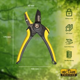 Hectare Precision Garden Pruning Secateur (Anvil Pruner), Plant Cutter For Home Garden 3