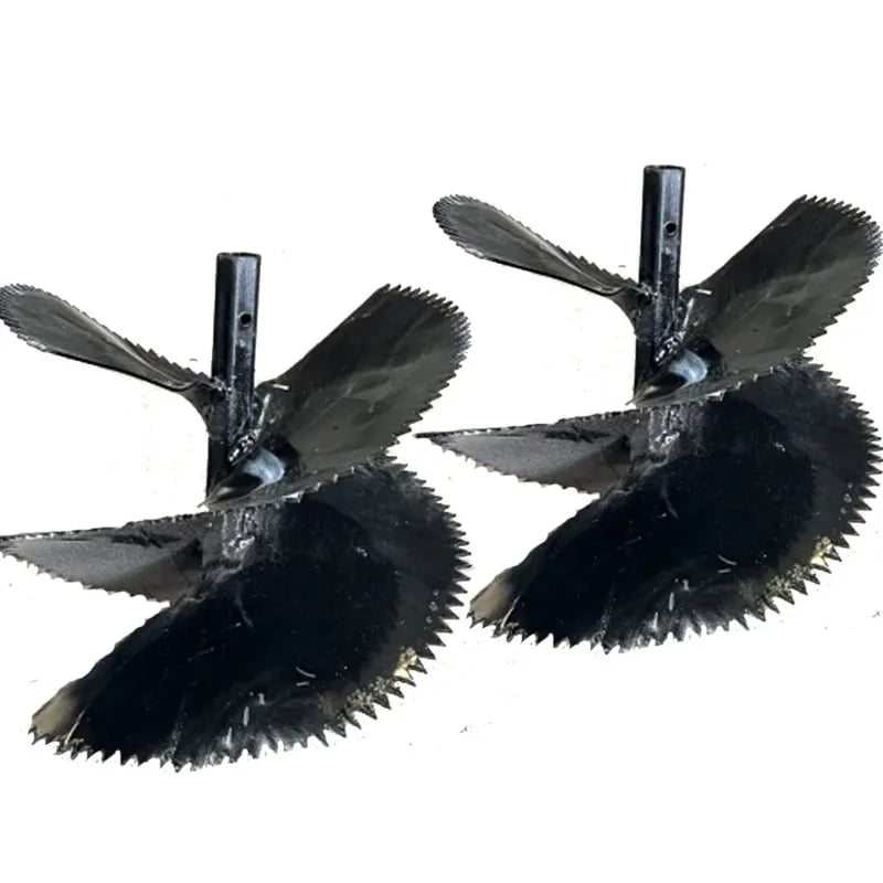 AJ Kisan Heavy Duty 2 Pcs of Spiral Ridger For 5 To 12 HP Diesel Power Tiller And Weeder