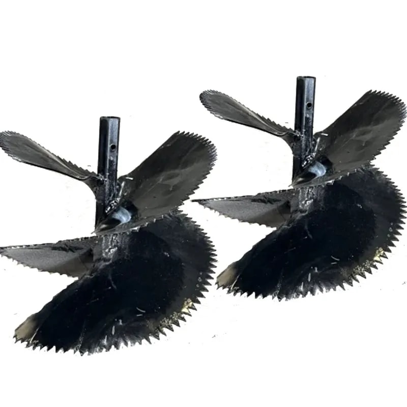 AJ Kisan Heavy Duty 2 Pcs of Spiral Ridger For 5 To 12 HP Diesel Power Tiller And Weeder