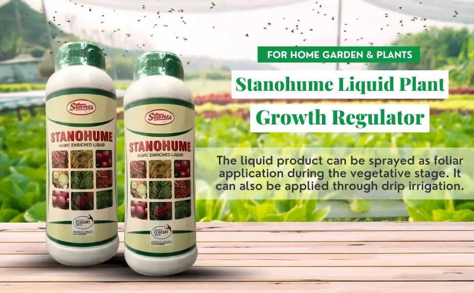 T Stanes Stanohume (12% HA) Plant Growth Regulator, Improves The Structure of the Soil and Increases Water Retention, Use for Home Garden and Plants