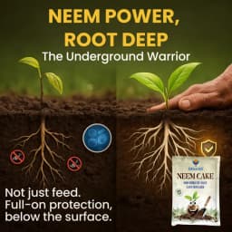Utkarsh Neem Cake Organic Fertilizer, Soil Conditioner And Natural Pest Repellent For Healthier Plants 2