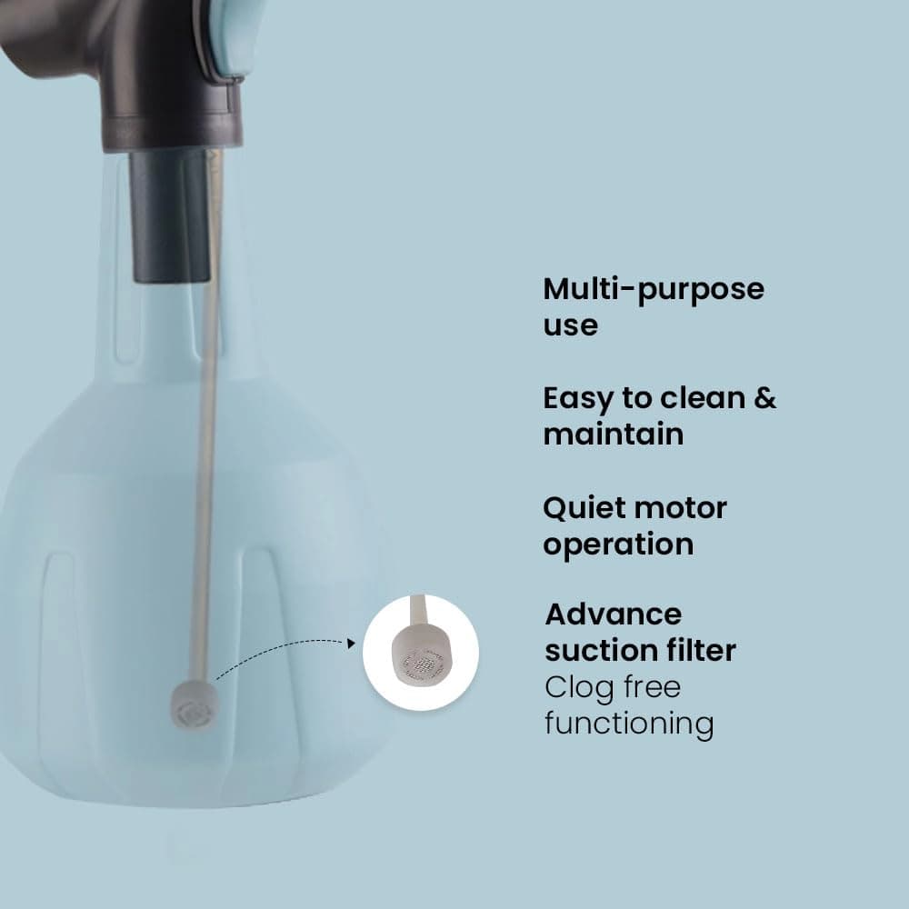 IFFCO Urban Garden Electric Sprayer, 1 Ltr USB Rechargeable Gardening Spray, Multi-Purpose Use - Image 4