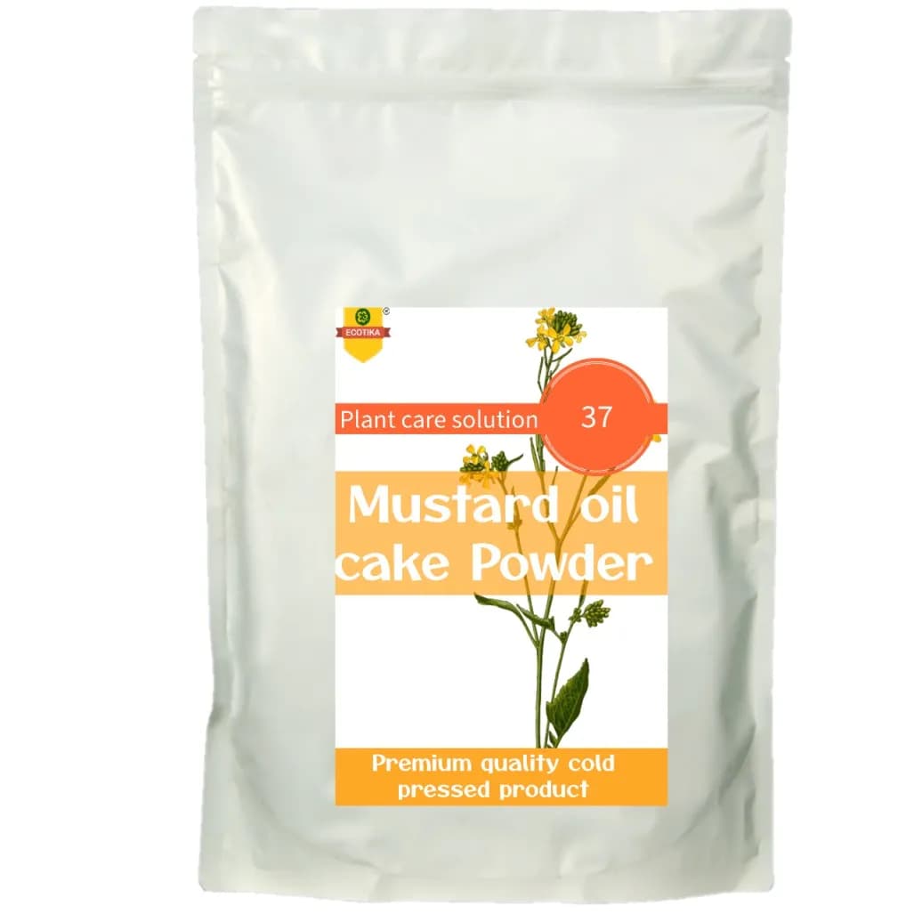 Mustard Oil Cake Powder for Healthy Plant Growth, made from premium quality cold pressed oil cakes - Image 3