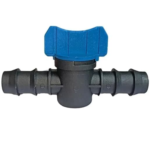 Radhe Straight Connector With Tap Joiner, Garden Drip Irrigation Accessories, Regulates Flow For 16mm Pipe - Image 2