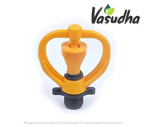 Vasudha Irrigation Butterfly Sprinkler Half Inch, Perfect for Flowers, Lawn Pruning, Lawn and Garden Greening, Agricultural - Multi Color