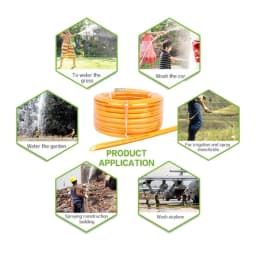 FarmEarth High Pressure Hose Pipe 8.5mm, 5-Layer, Leak-Proof, Heavy Duty Pipe For Gardening, Car, Bike Wash, Flexible, UV Resistant, Agriculture Use 5