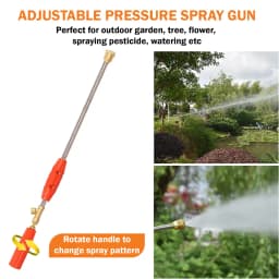 Neptune PS-50 Portable Trolley Power Sprayer, 2-Stroke 26CC Engine, 50L Tank, Spray Gun, 50 Meter Hose with Reel, Ideal for Farming & Garden 5