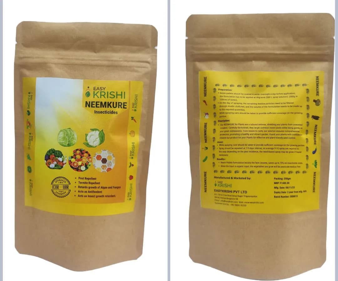Easykrishi Neemkure Broad Spectrum Organic Pesticides For All Crops (Pellets Farm) - Image 4