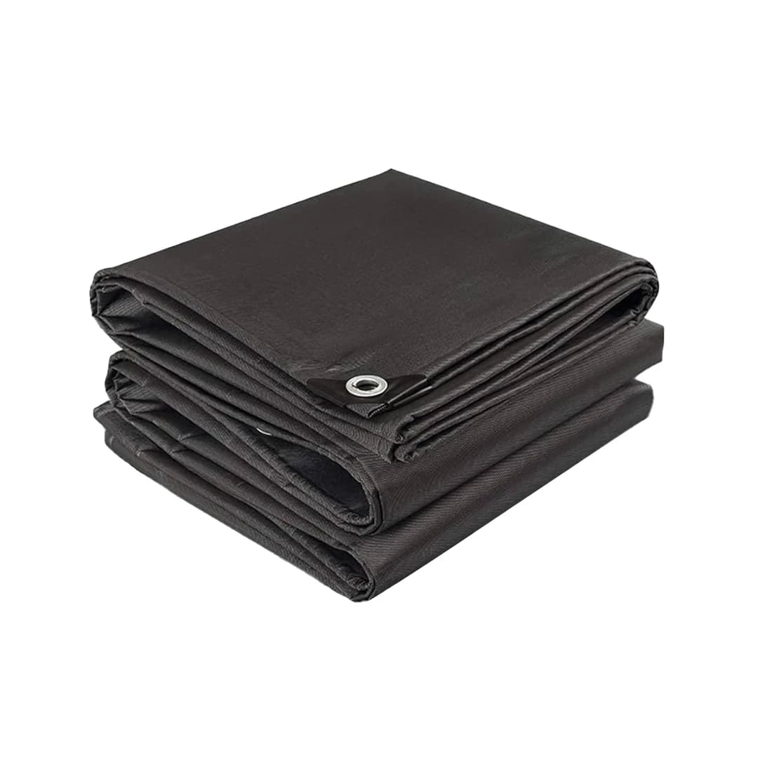 मरीन - एचडीपीई तिरपाल 200 जीएसएम पराबैंगनी (यूवी) स्थिर उत्पाद, जलरोधक, बहुउद्देशीय उत्पाद (रंग - काला) - Image 1