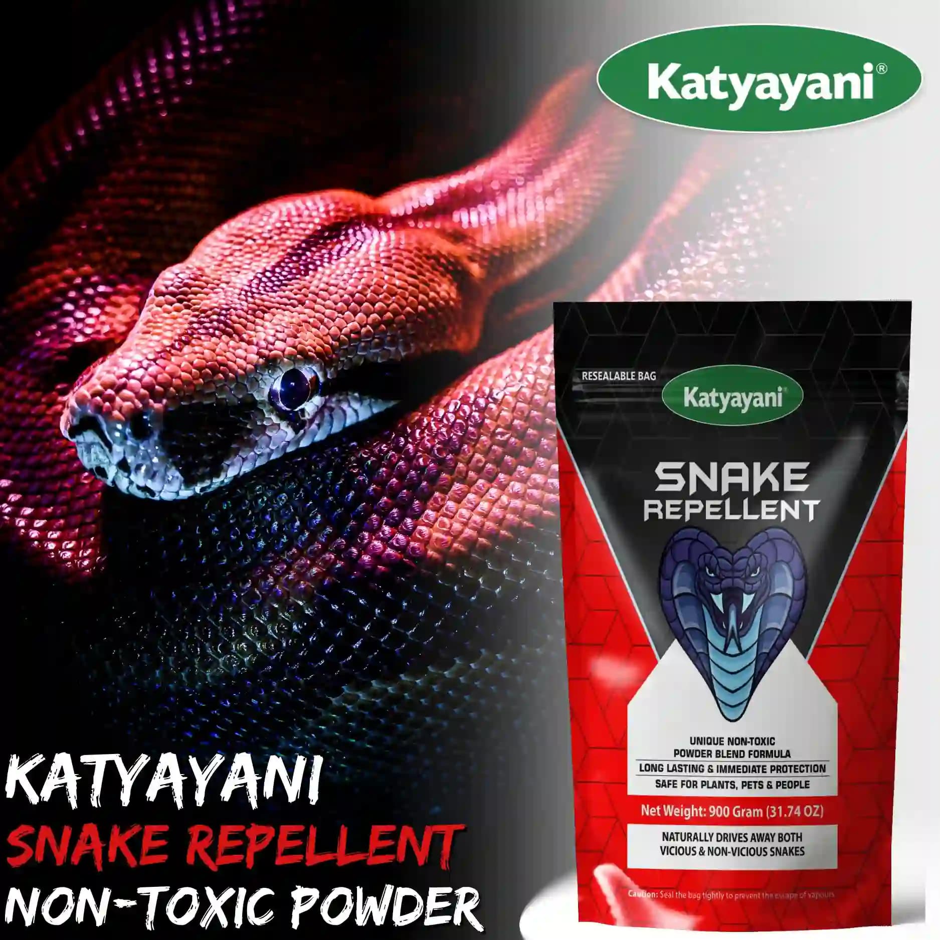 Katyayani Snake Repellent, Snake Shield Non-Toxic Powder, Eco-Friendly Solution for Homes, Farms, and Gardens to Repel Snakes Effectively - Image 6