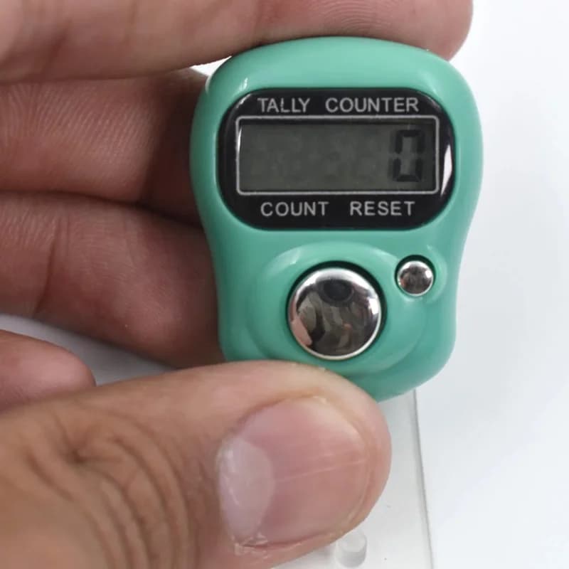 Digital Finger Counter, Digital Head Electronic Tally Counter (Multi-Colour) - Image 2