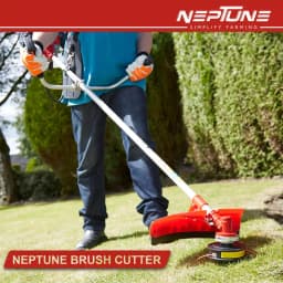 Neptune BC-360 Side Pack Brush Cutter, 35CC Advanced Technology 4 Stroke Petrol Engine, Heavy Duty Crop Cutter Machine 5